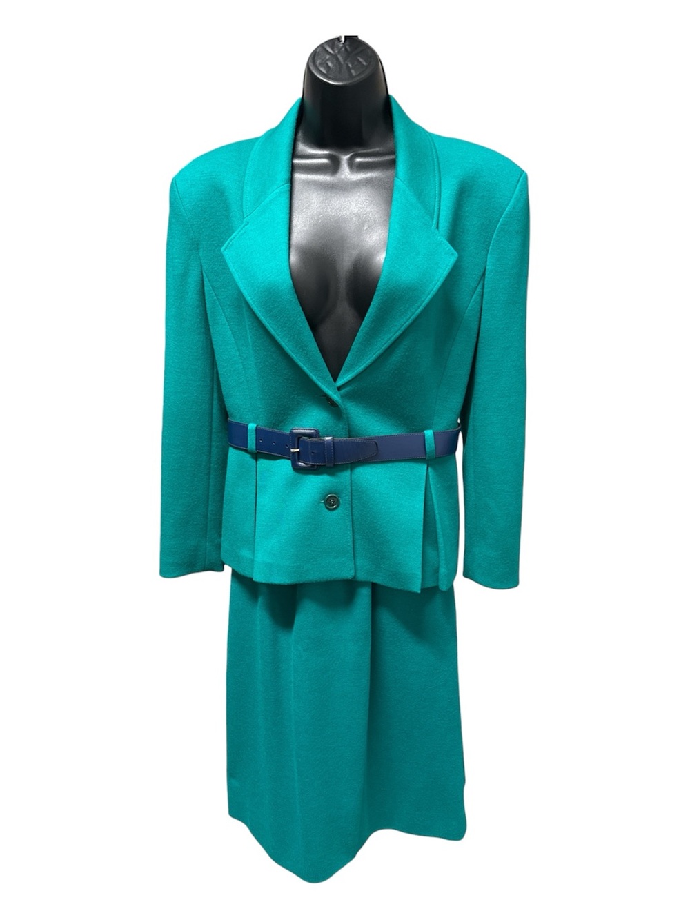 Bleyle Teal 2-Piece Skirt Suit vintage